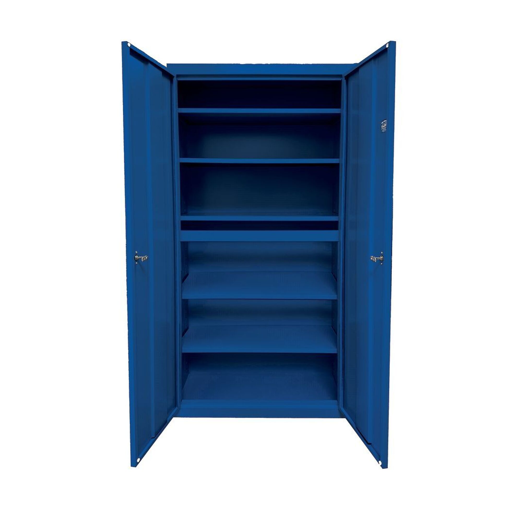 Steel Cabinets USA Storage Cabinet — 36in. x 24in. x 78in., 5 Adjustable Shelves, 160-Lb. Capacity, Blue, Model# UA-362478-5-BL